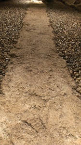 The original Roman road found under the streets of Celje